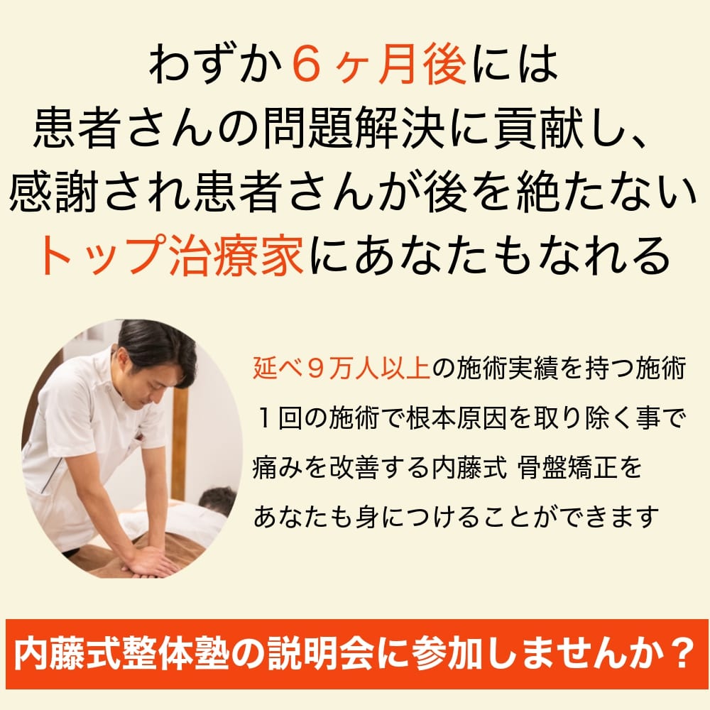 慢性の腰痛改善60分コース